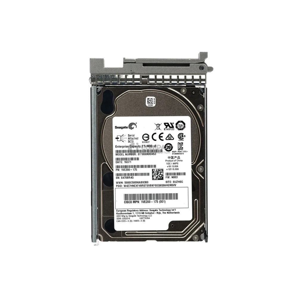 UCS-HD1T7K12G CISCO HARD DRIVE 1TB  7.2K 12G 2.5 SAS