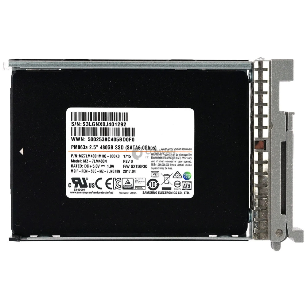 UCS-SD480G12S3-EP CISCO HARD DRIVE 480GB 6G 2.5 SSD SATA