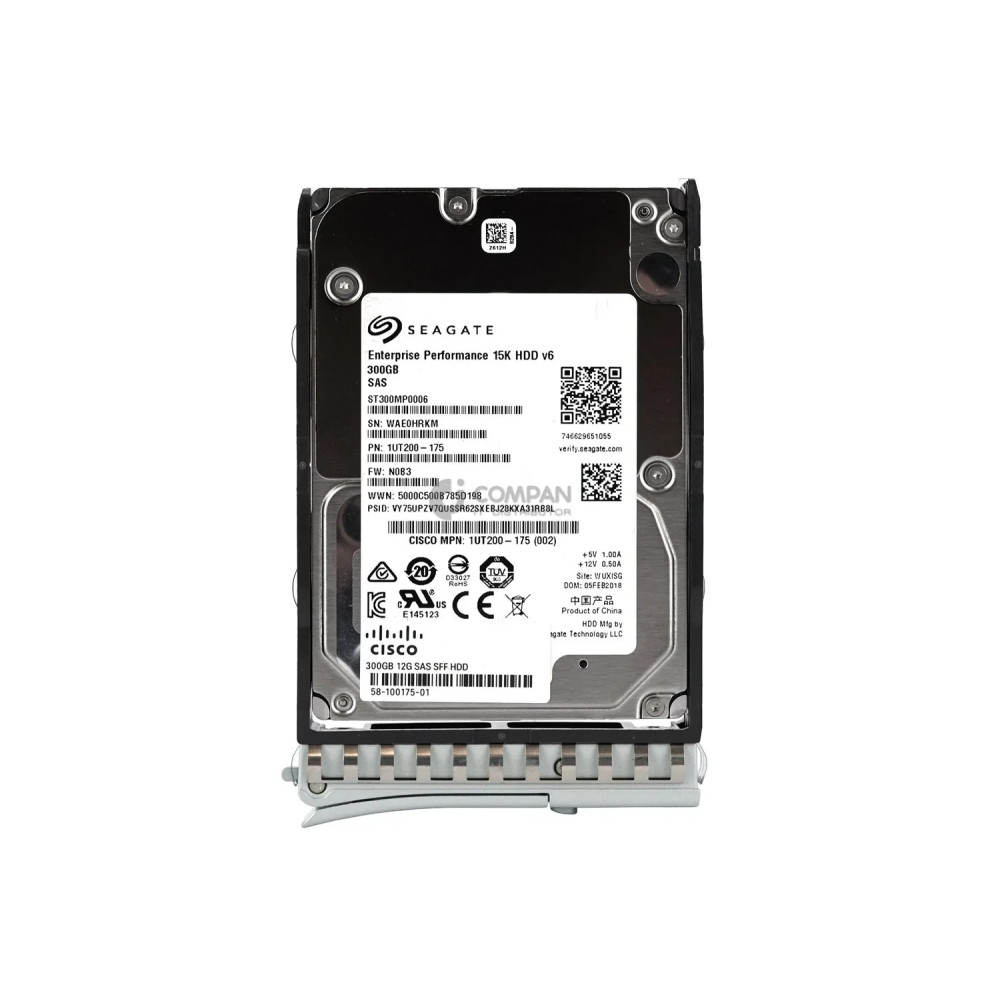 UCS-HD300G15K12N CISCO 300GB 15K 12G SAS 2.5 SFF FOR USC-C240 M5