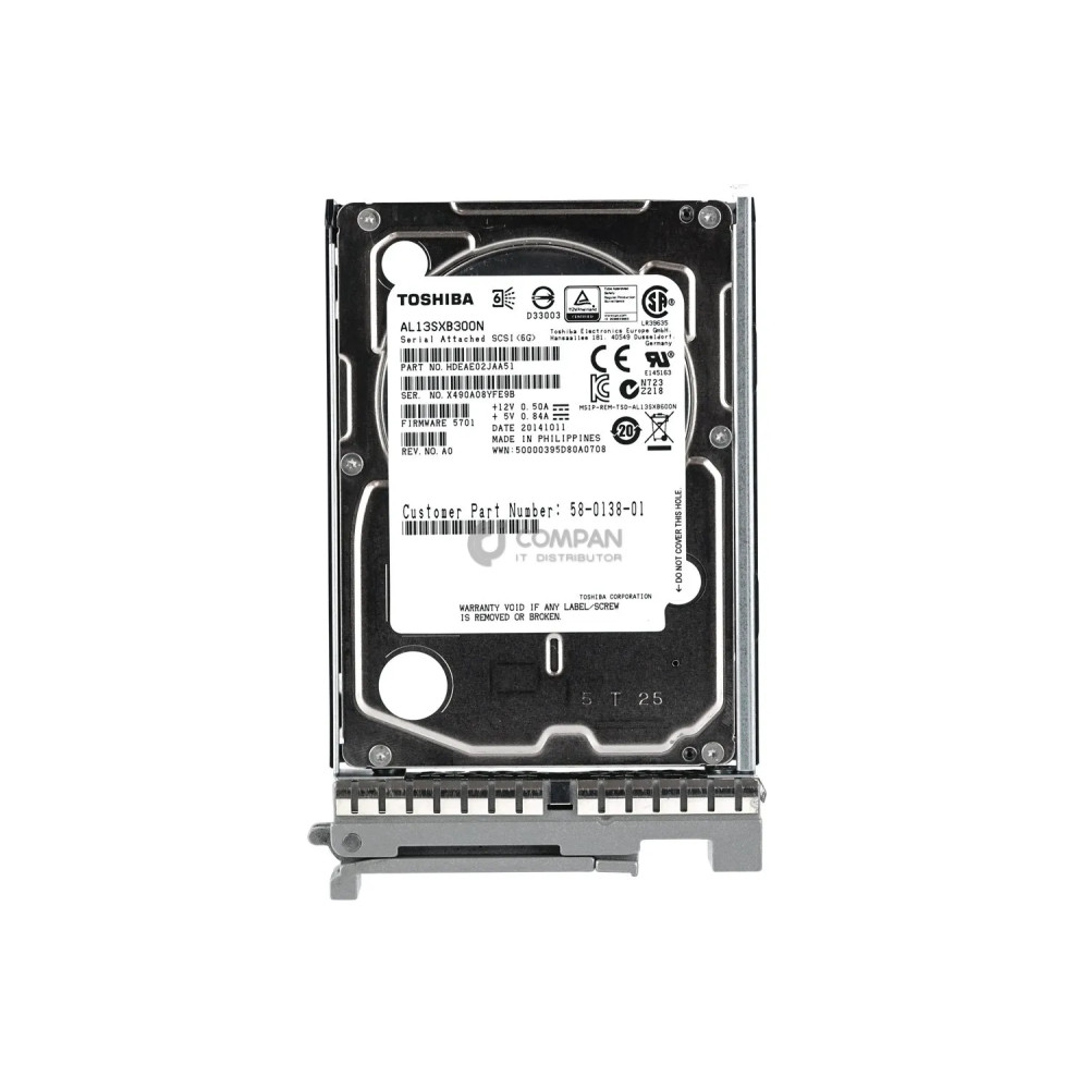 UCS-HDD300GI2F105 CISCO HDD 300GB 15K SAS 6G 2.5" SFF