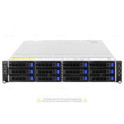 Gigabyte HDS H261-H60 12LFF 8x Xeon Gold 6152 2TB RAM 8x 3.84TB SSD Rails