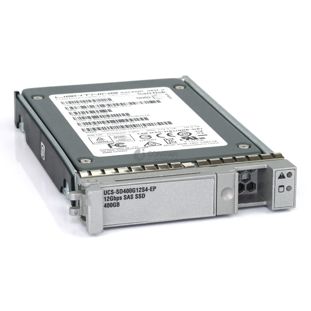 UCS-SD400G12S4-EP CISCO SOLID STATE DRIVE 400GB 12G SAS LIGHTNING ASCEND GEN.2 ENTERPRISE GRADE 2.5 SFF SSD 16-100717-01, SXKLTK