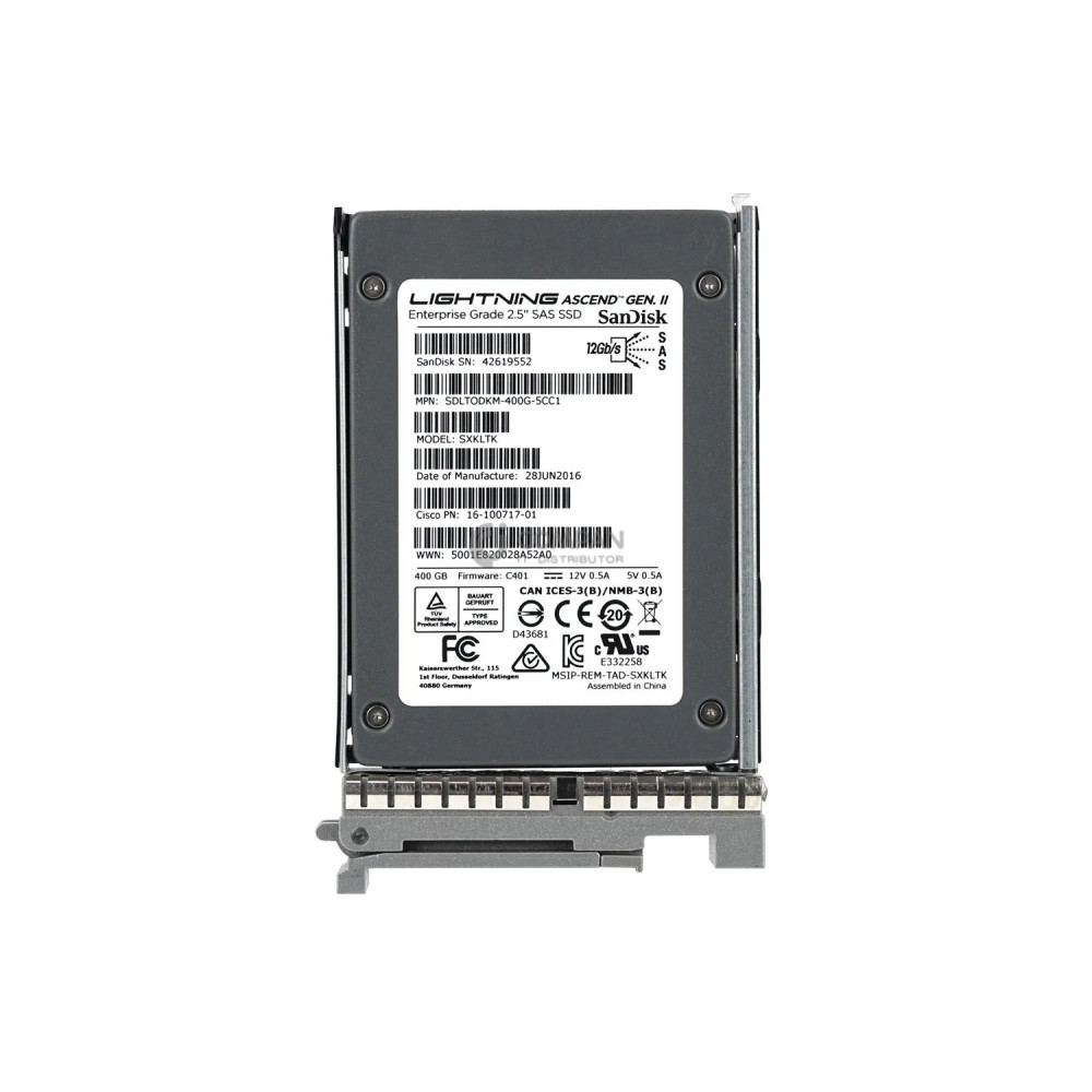 UCS-SD400G12S4-EP CISCO SSD 400GB SAS 12G 2.5" SFF ENTERPRISE GRADE