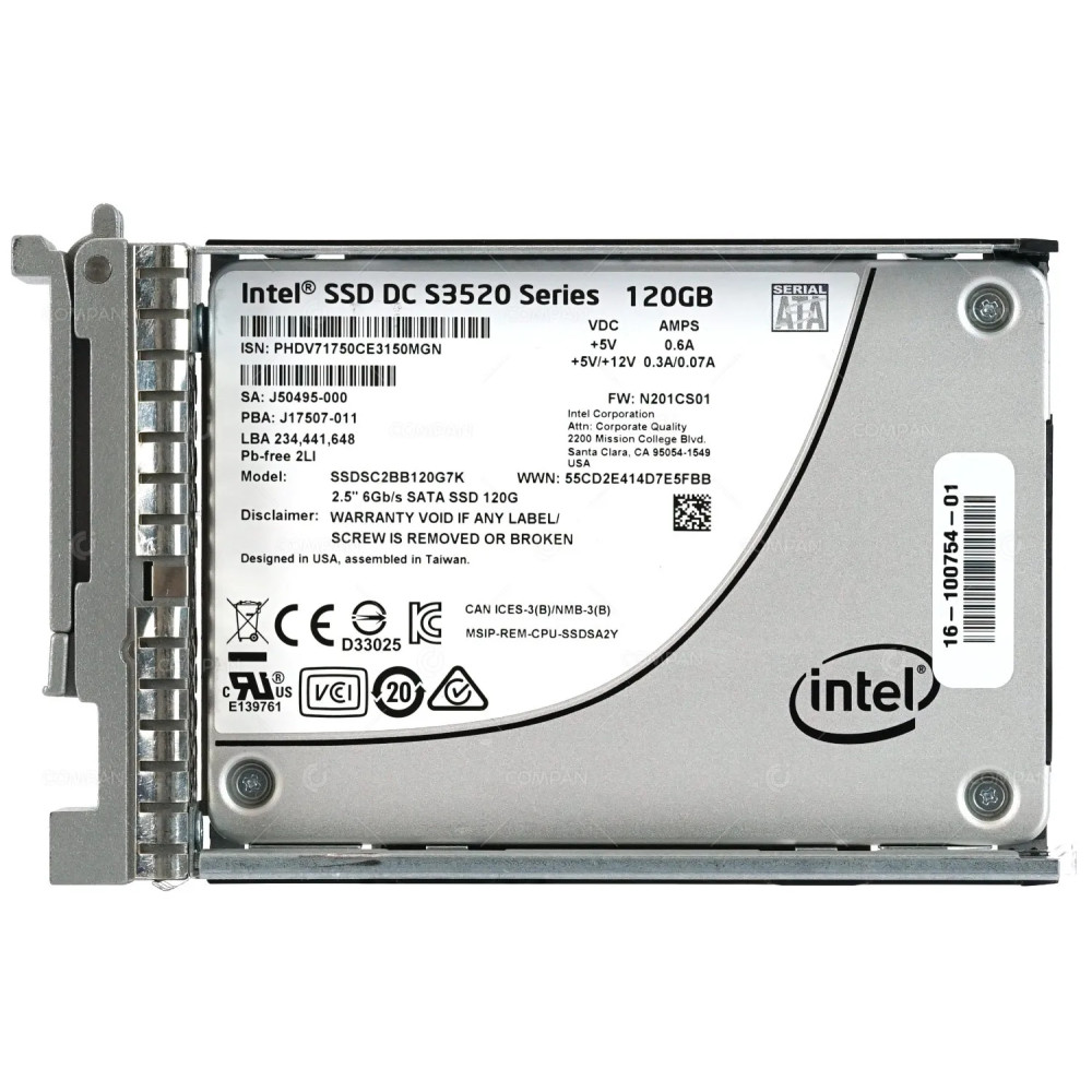 UCS-SD120GBKS4-EV CISCO ENTERPRISE SSD 120GB SATA 6G 2.5" SFF