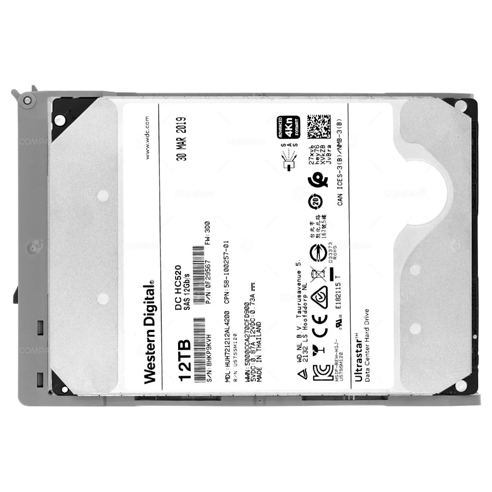 UCS-S3260-HD12T  CISCO HARD DRIVE 12TB 12G 7.2K 3.5 LFF SAS FOR STORAGE S3260