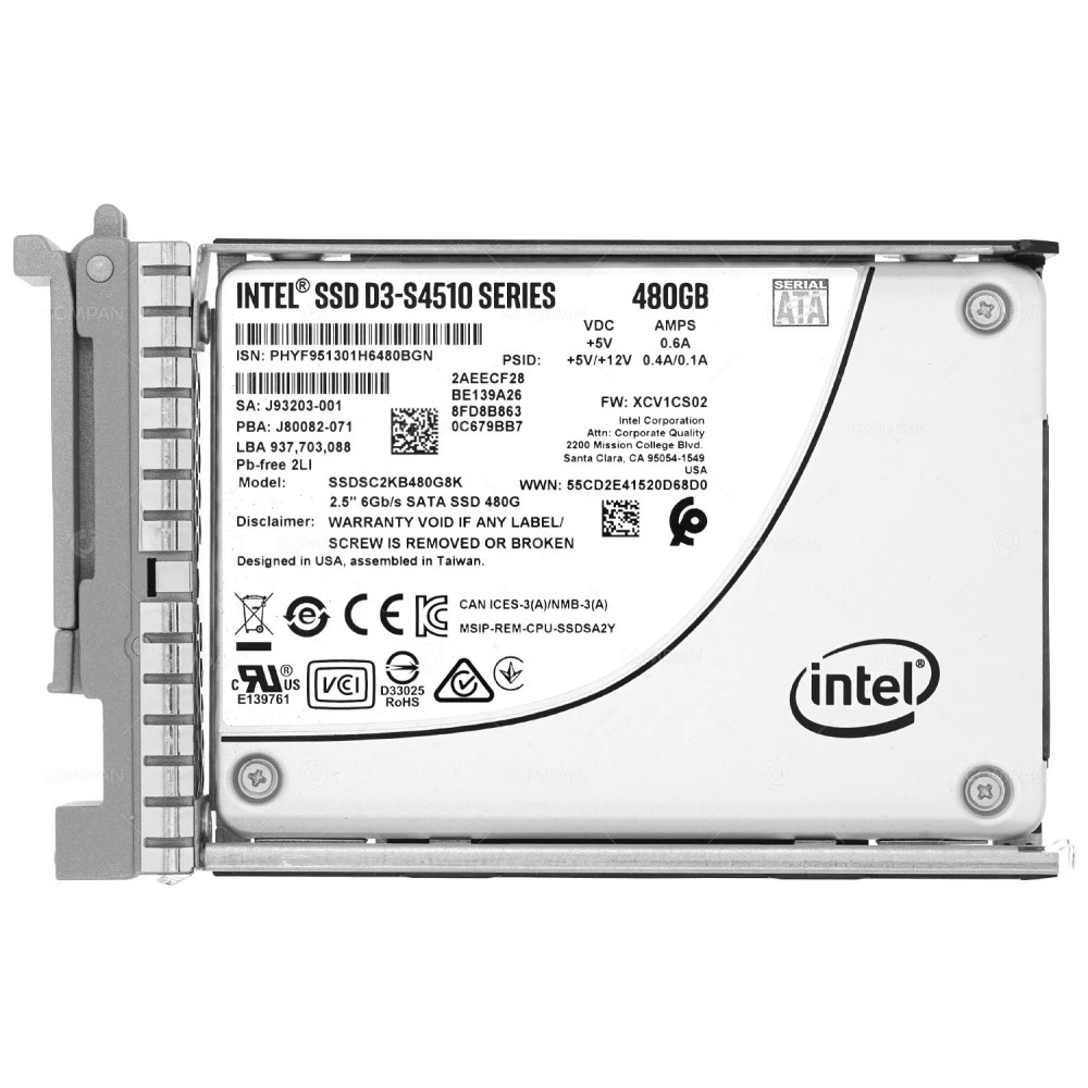 UCS-SD480GBIS6-EV CISCO SSD 480GB / SATA 6G / 2,5" SFF / DC S4500