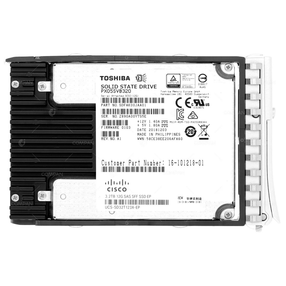 UCS-SD32T123X-EP CISCO SSD 3.2TB SAS 12G 2.5" SFF