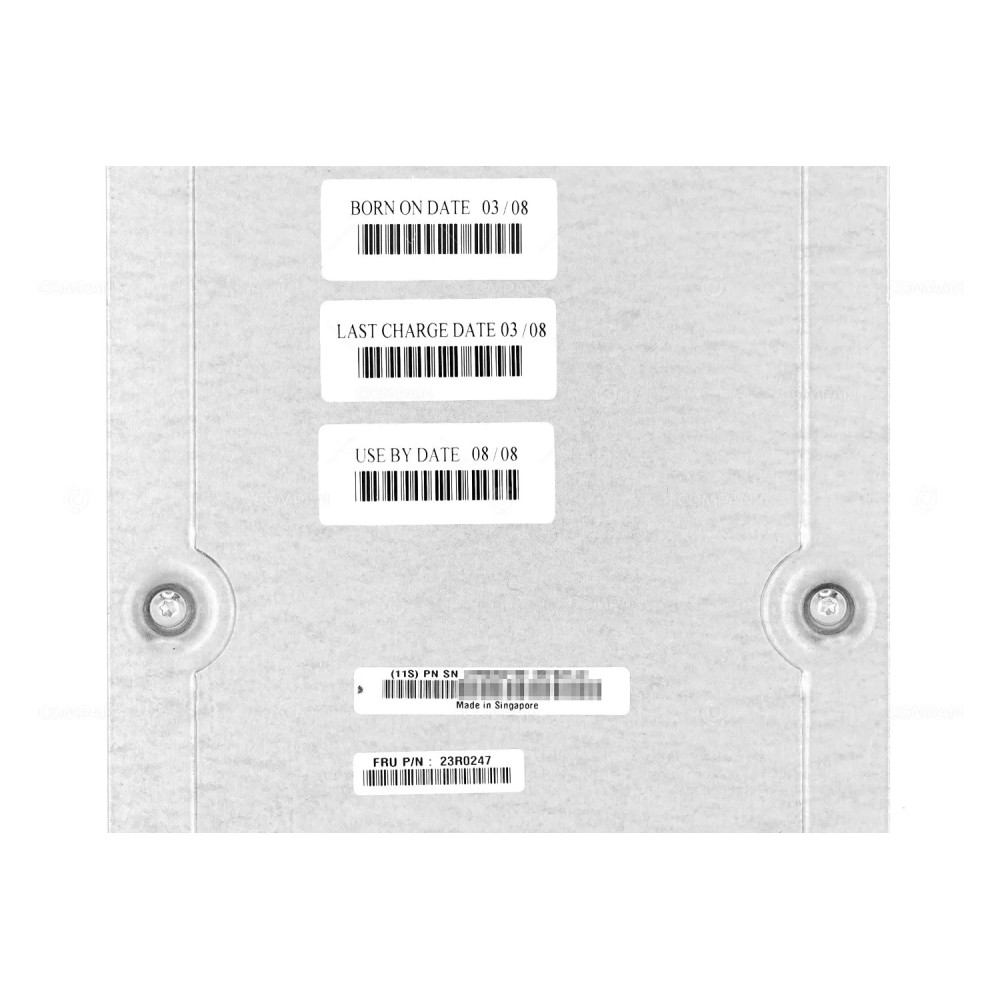 23R0247  IBM SYSTEM STORAGE BATTERY MODULE FOR TS7740 CACHE CONTROLLER