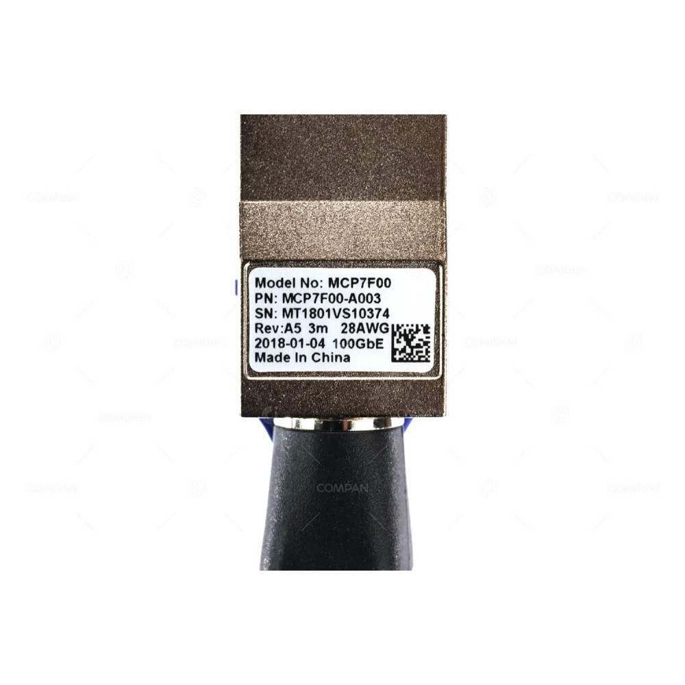 MCP7F00-A003 MELLANOX ETH 100GBE QSFP28 TO 4X 25GBE QSFP28 28AWG PASSIVE COPPER HYBRID CABLE 3M MCP7F00