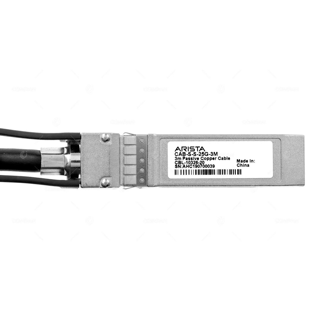 CAB-S-S-25G-3M ARISTA SFP28 TO SFP28 25G 3M CABLE CBL-10326-20