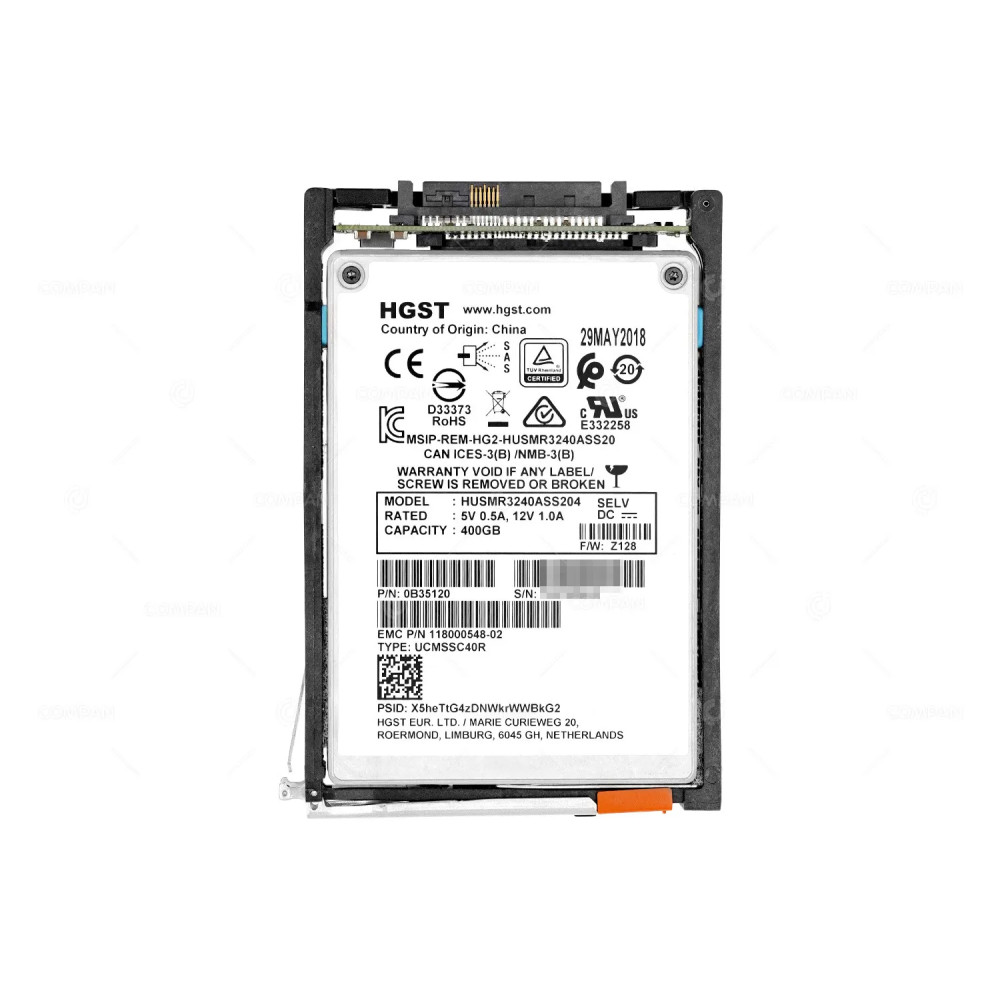 005052252  EMC SSD 200GB  SAS 6/12G  2.5" SFF  FOR EMC UNITY 300