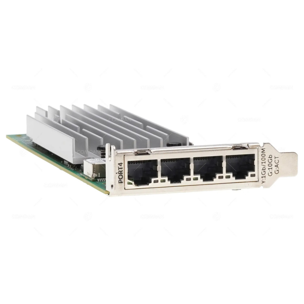 JKT42 LP  DELL QLOGIC FASTLINQ 41164 4-PORT 10G BASE-T RJ-45 PCIE 3.0 X8 NETWORK INTERFACE ADAPTER LOW PROFILE FOR R440 R640 R740 R740XD R840 R940