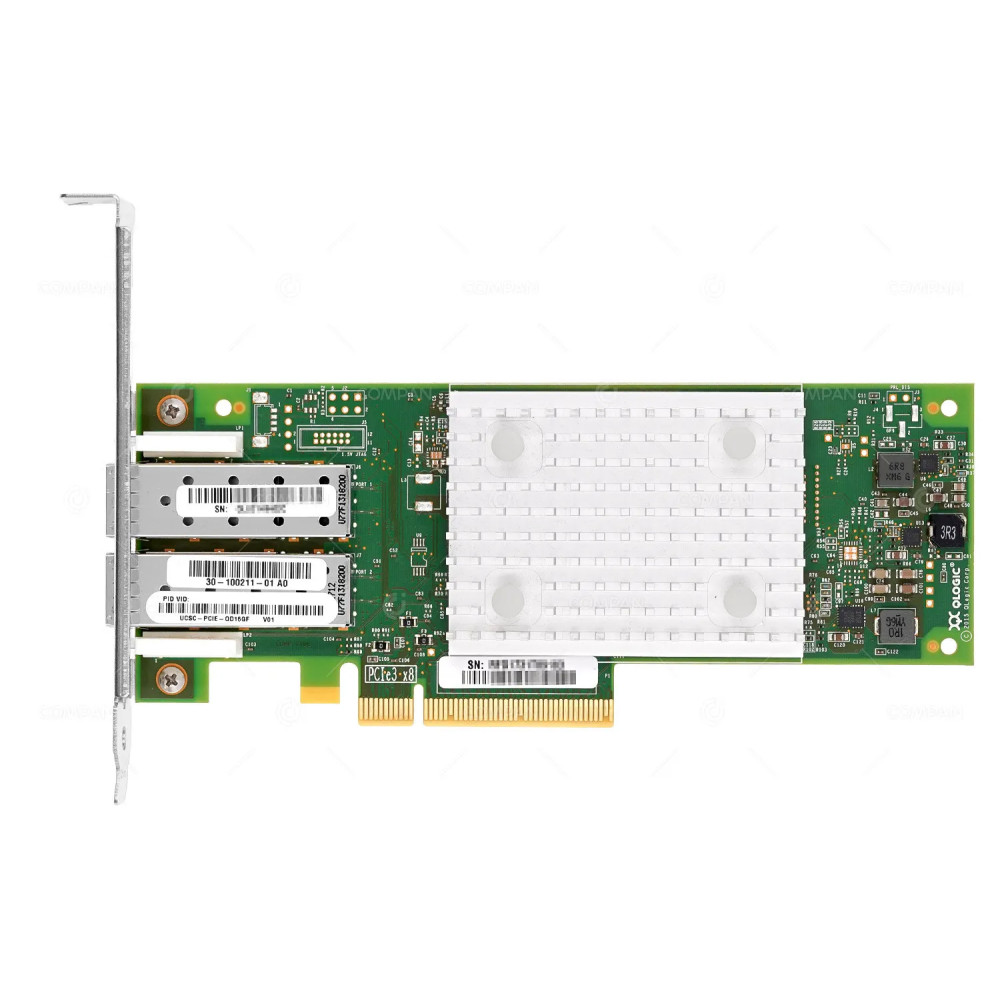 UCSC-PCIE-QD16GF  CISCO QLOGIC QLE2692-CSC DUAL PORT 16G SFP+ PCIE 3.0 X8 FIBRE CHANNEL HOST BUS ADAPTER FOR C220 C240 C460 M5