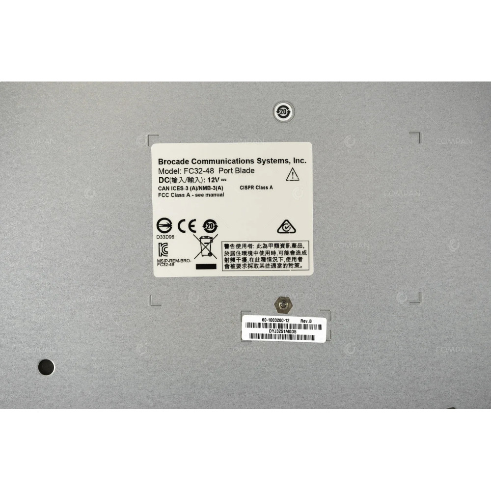 FC32-48 BROCADE FC32-48 48X 32GB FC SFP+ PORT BLADE FOR IBM SAN512B-6 60-1003200-12, 40-1000801-16