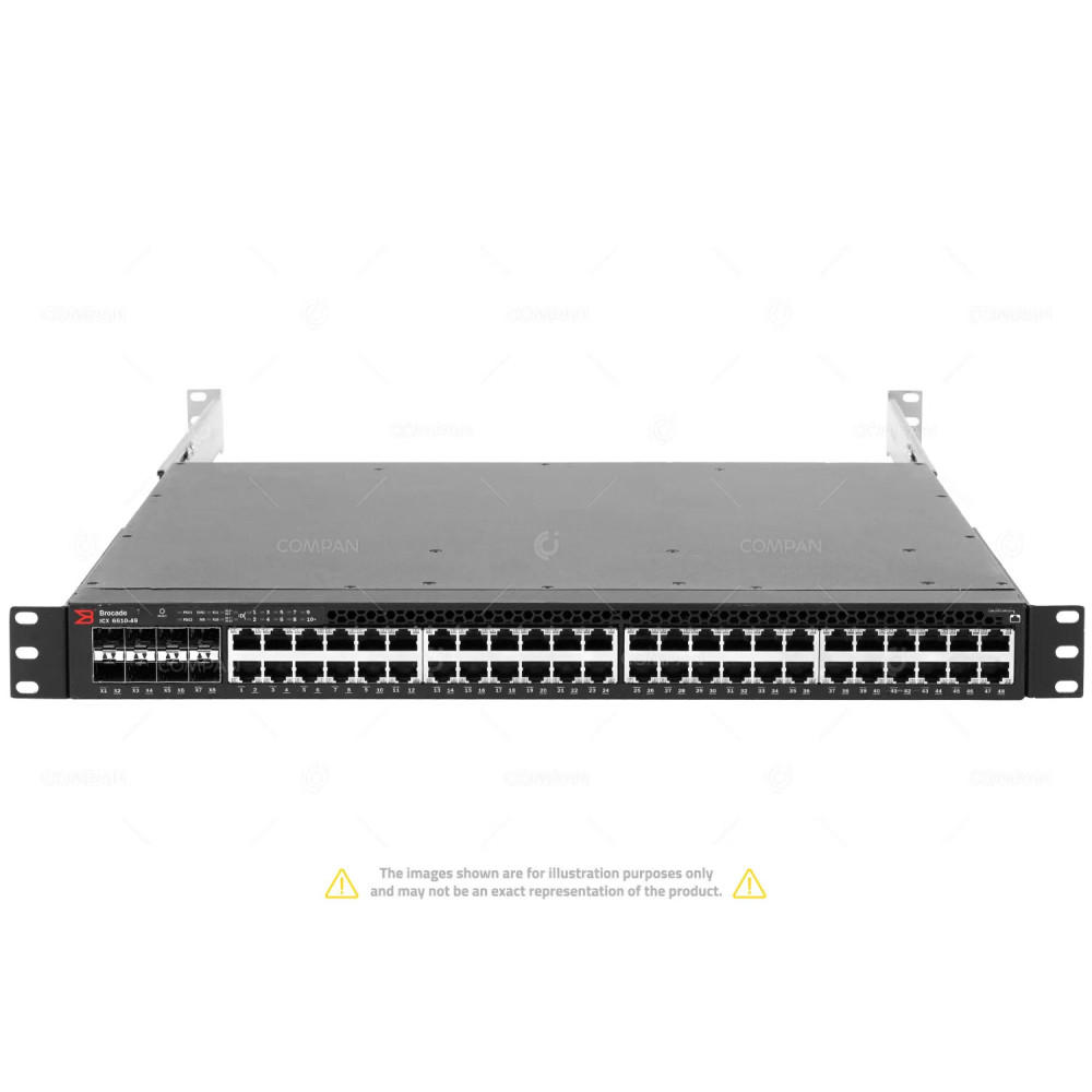 ICX6610-48-I BROCADE ICX 6610-48 48-PORT 1GB RJ-45 8-PORT 10GB SFP+ WITH RAILS