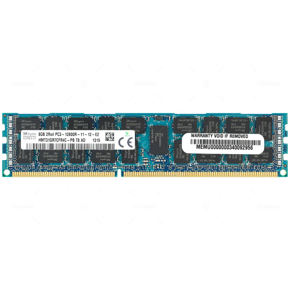 HMT31GR7CFR4C-PB HYNIX MEMORY 8GB 2RX4 PC3 12800R DDR3 -