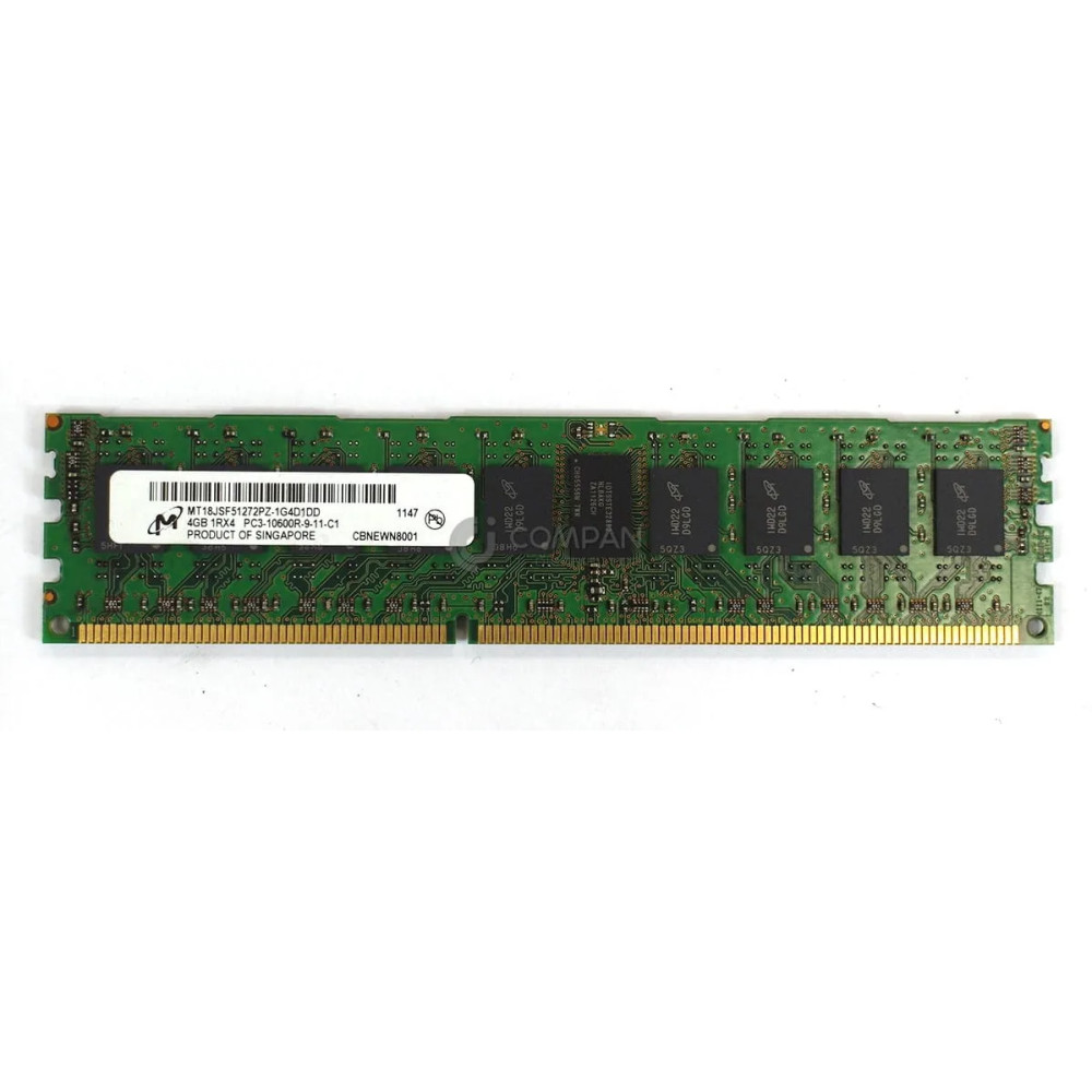 MT18JSF51272PZ-1G4D1 EMC DDR3 4GB PC3-10600 1333MHZ RDIMM FOR EMC DD640