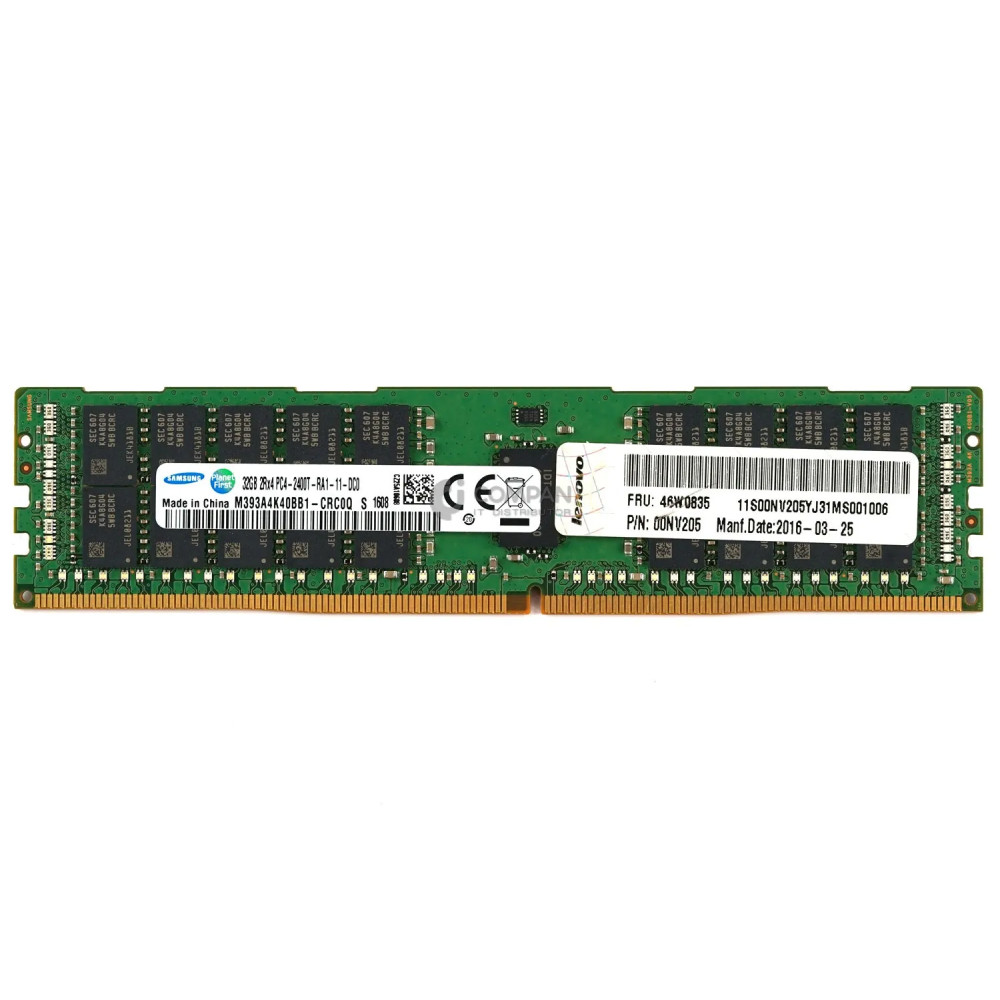 46W0835 LENOVO 32GB 2RX4 PC4 19200T DDR4 MEMORY - 00NV205