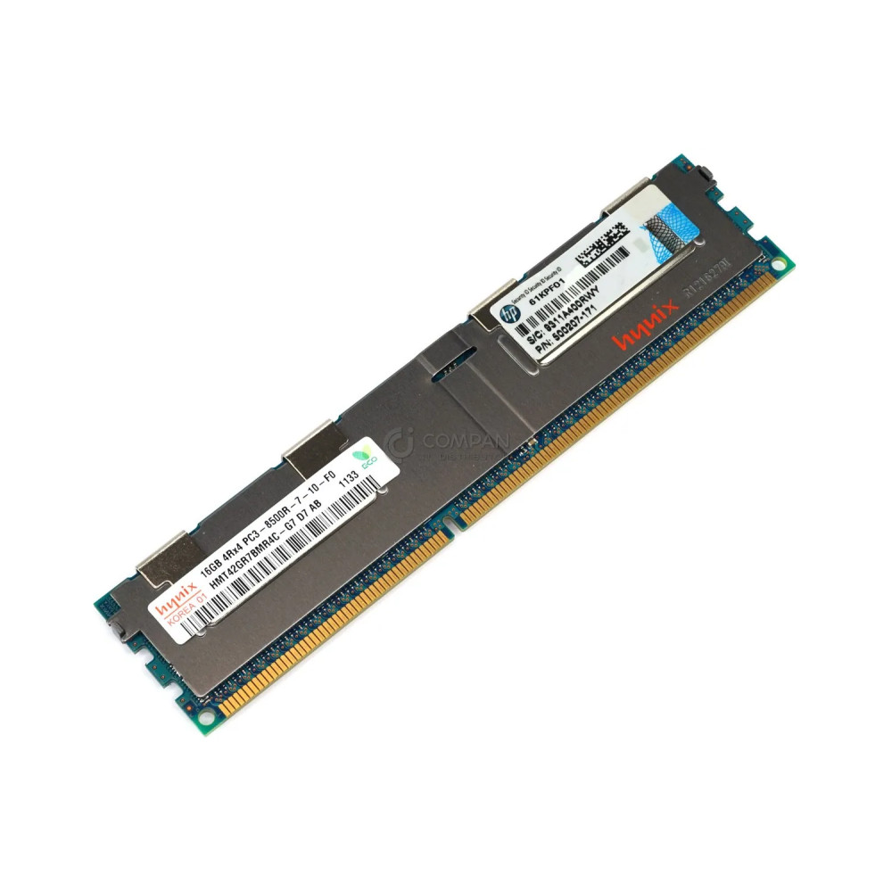 500207-171 HP DDR3 16GB 4RX4 PC3-8500 1066MHZ RDIMM