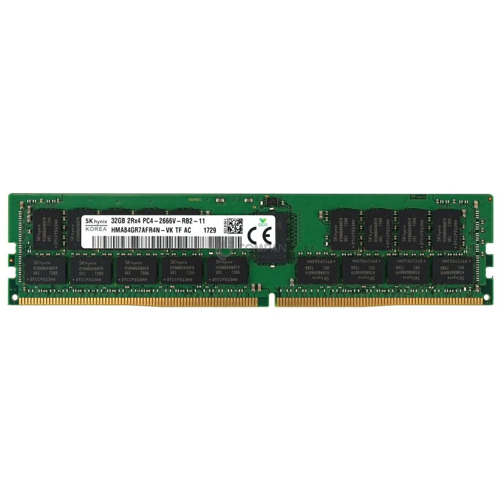 HMA84GR7AFR4N-VK HYNIX MEMORY 32GB 2RX4 PC4-21300 2666MHZ RDIMM