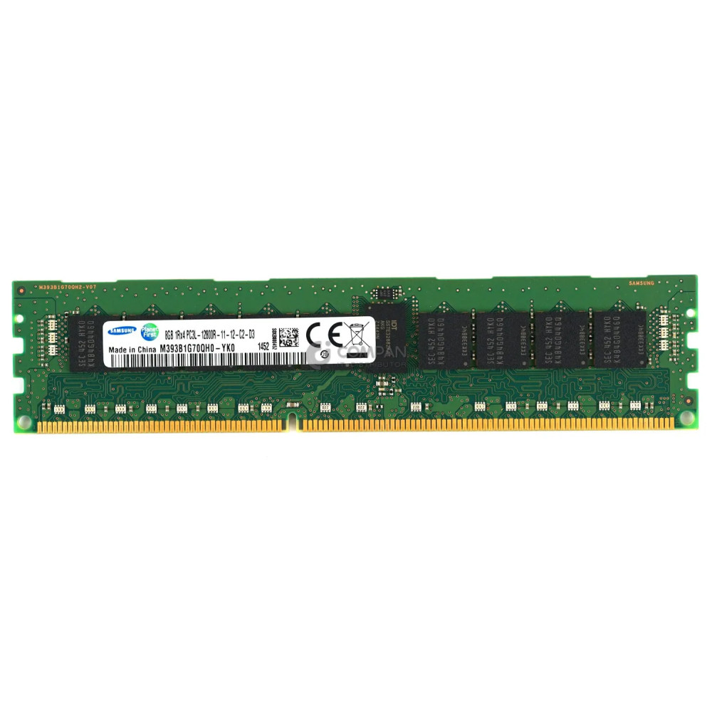 M393B1G70QH0-YK0 SAMSUNG MEMORY 8GB 1RX4 PC3 12800R DDR3