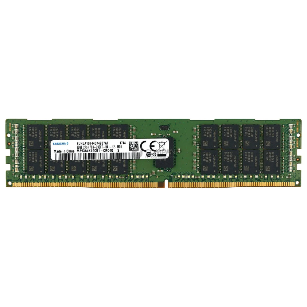 M393A4K40CB1-CRC SAMSUNG MEMORY 32GB 2RX4 PC4 2400T DDR4 19200T