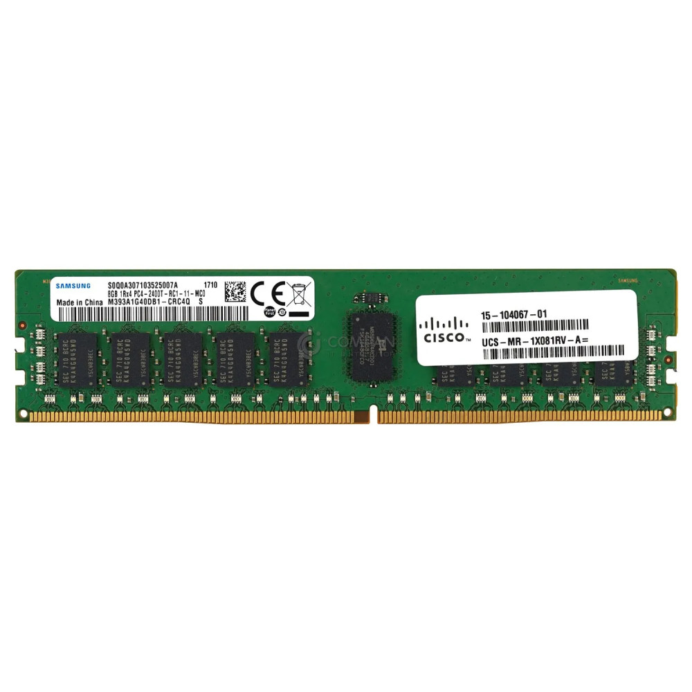 15-104067-01 / CISCO MEMORY 8GB 1RX4 PC34 19200T DDR4 2400T / M393A1G40DB1-CRC