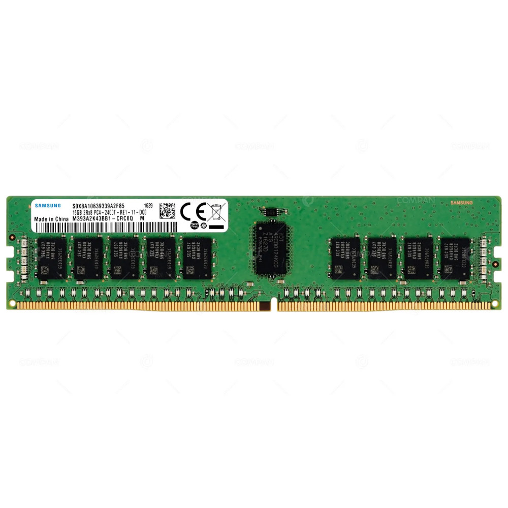 M393A2K43BB1-CRC SAMSUNG MEMORY 16GB 2RX8 PC4 2400T 2400MHZ RDIMM 19200T