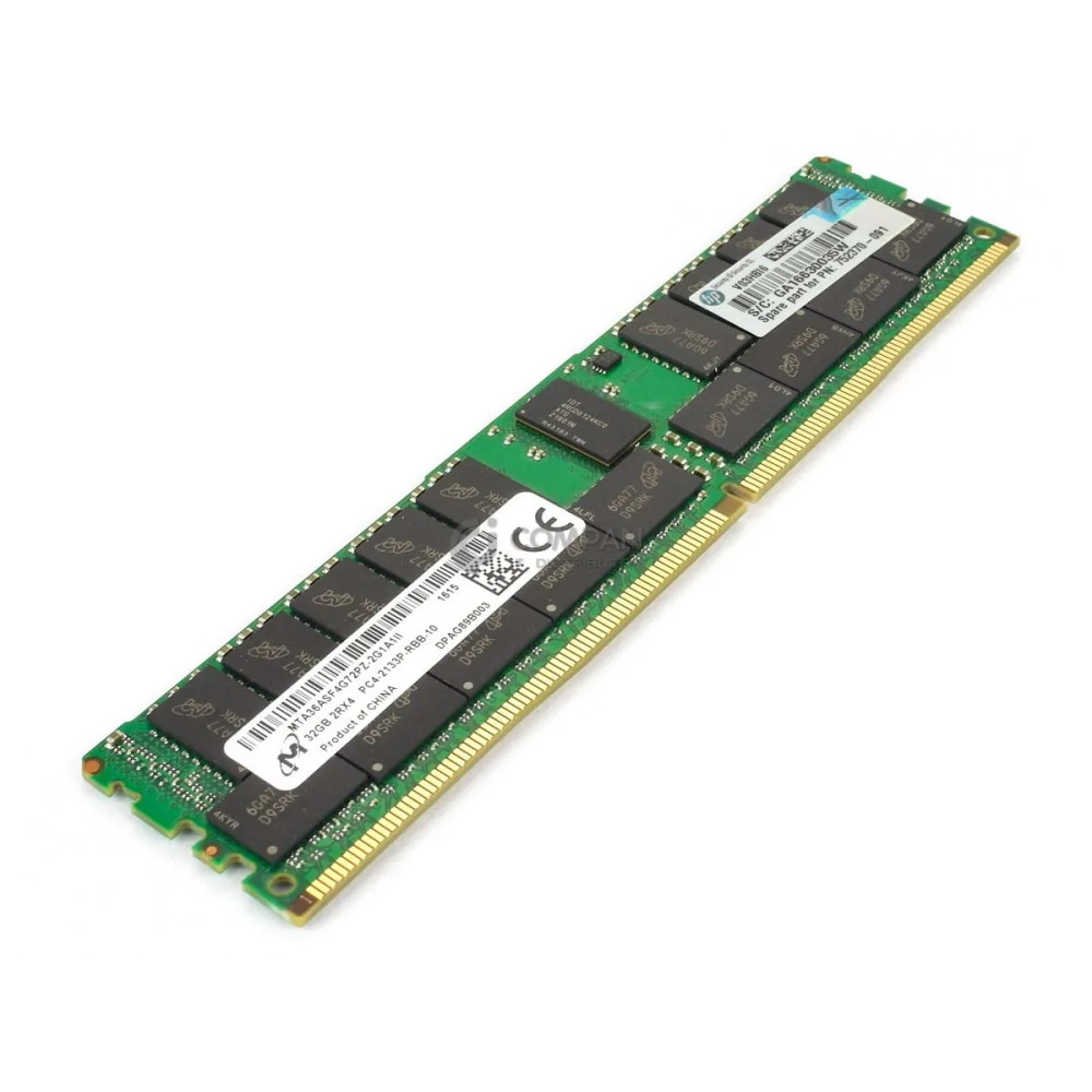 752370-091 HP DDR4 32GB 2RX4 PC4-17000 2133MHZ RDIMM