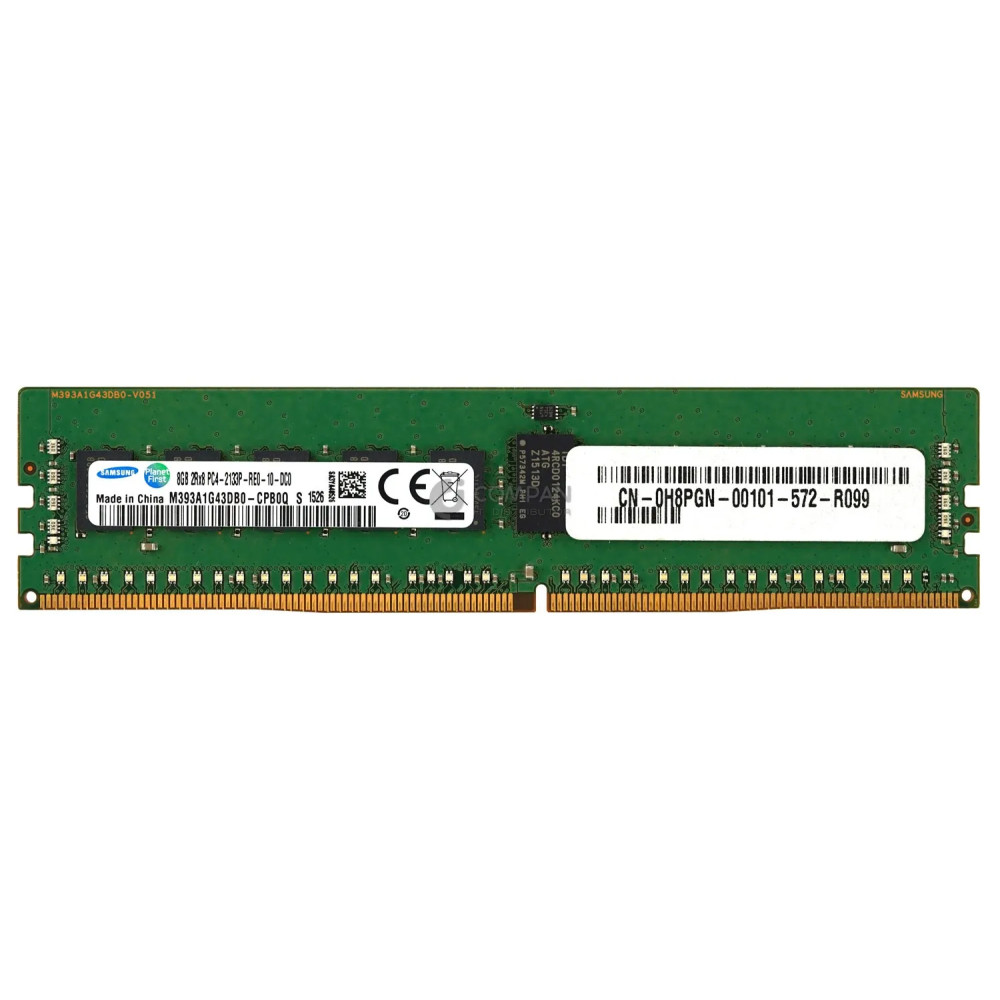 0H8PGN DELL DDR4 8GB 2RX8 PC4-17000 2133MHZ RDIMM CAS 15-15-15