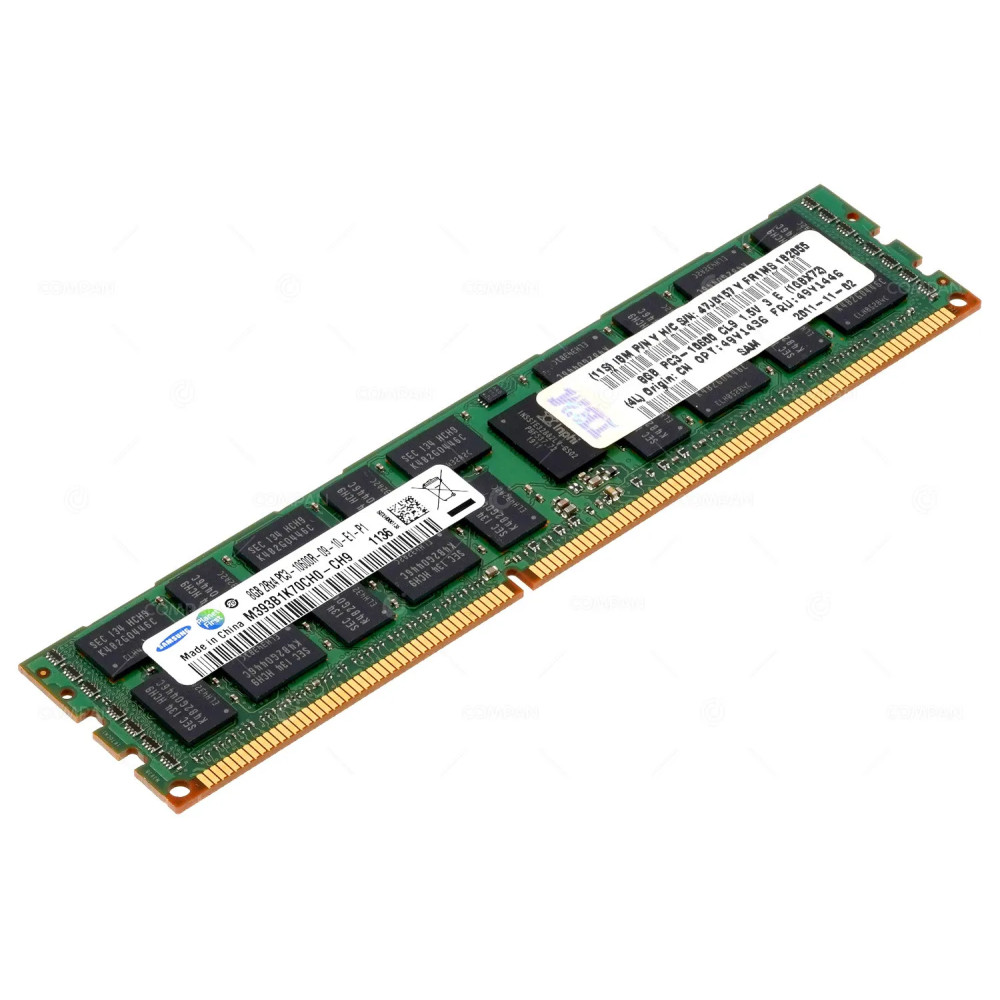 49Y1446 IBM 8GB 2RX4 PC3L 10600R DDR3 MEMORY - 49Y3747