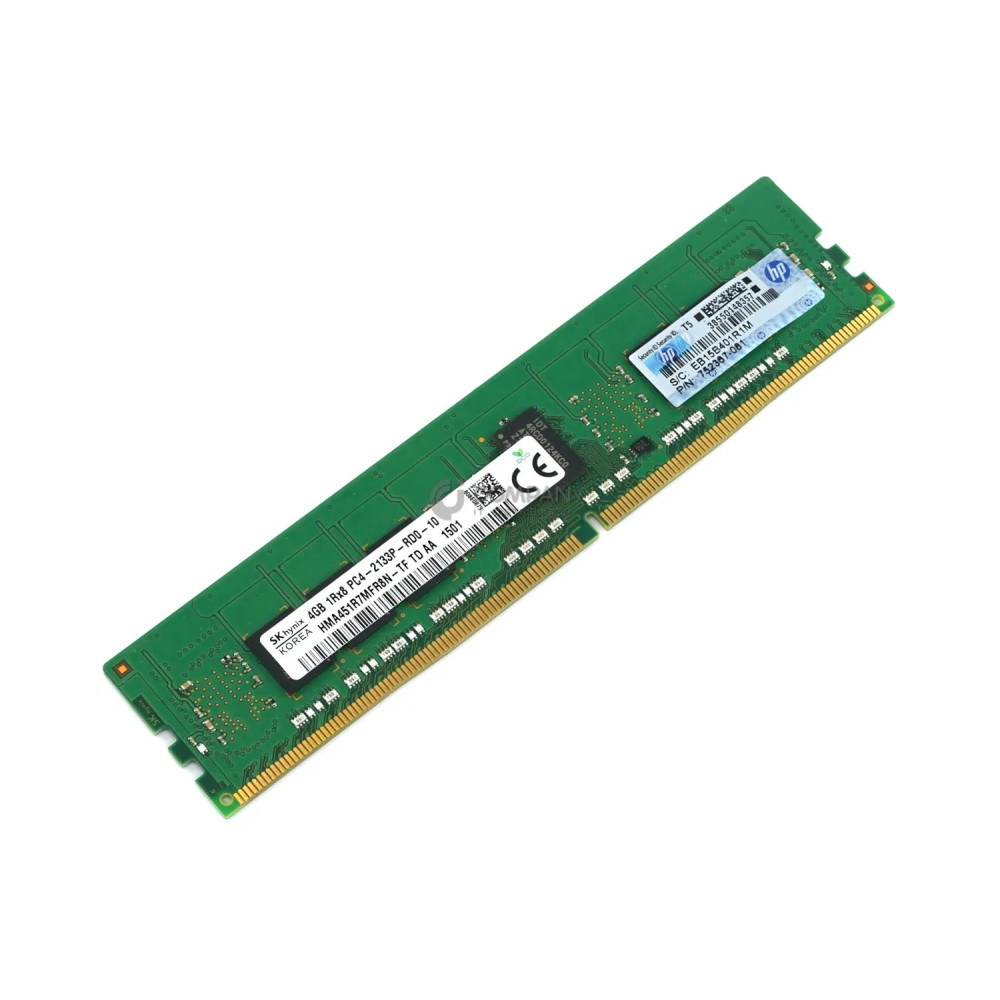 752367-081 HP DDR4 4GB 1RX8 PC4-17000 2133MHZ RDIMM