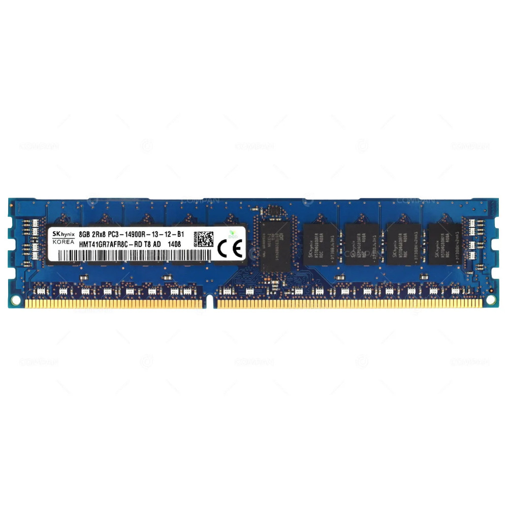 HMT41GR7AFR8C-RD HYNIX MEMORY 8GB 2RX8 PC3 14900R DDR3