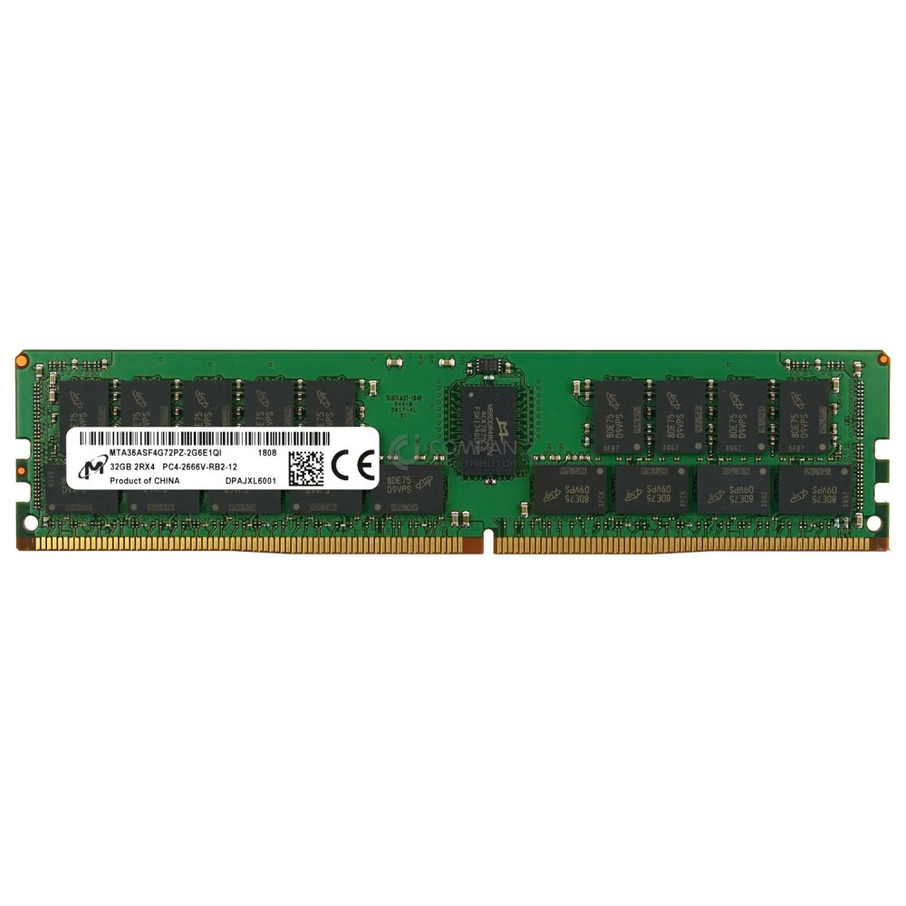 MTA36ASF4G72PZ-2G6E1 MICRON DDR4 32GB PC4-21333 2666MHZ  RDIMM