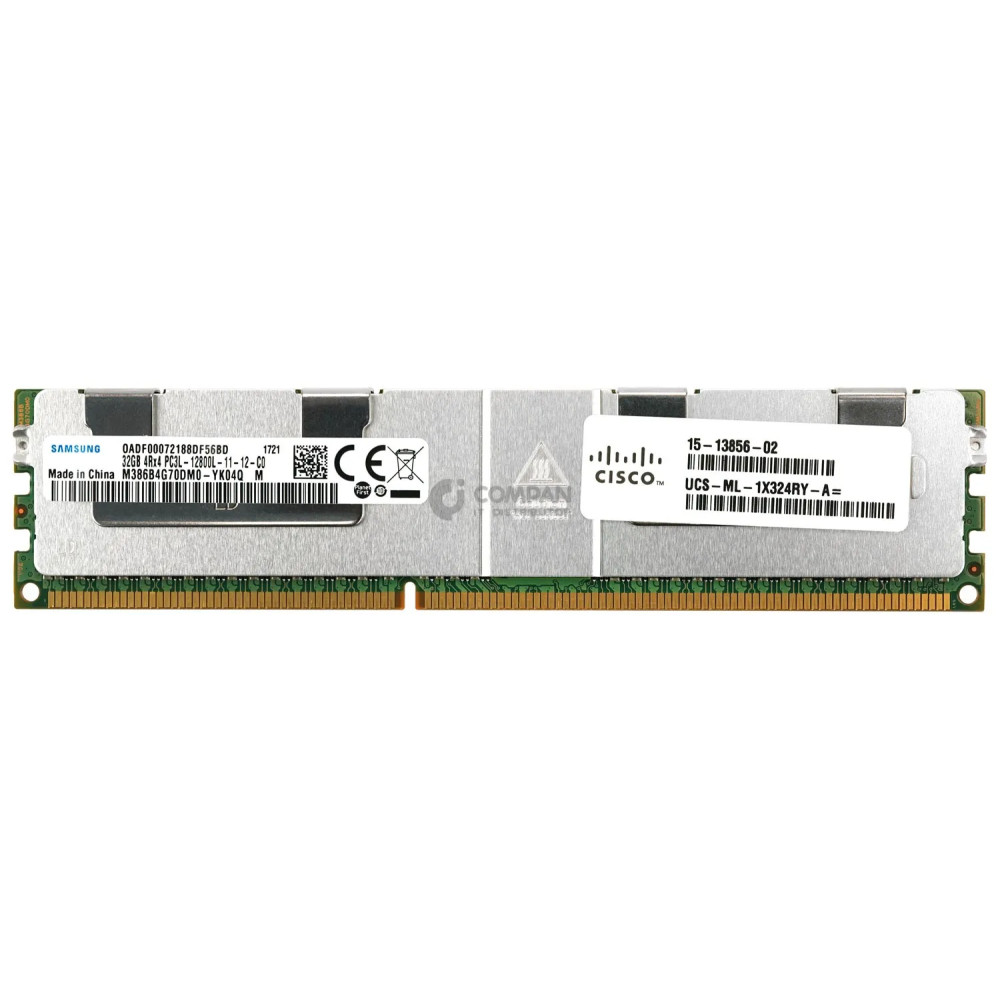 15-13856-02 CISCO DDR3 32GB 4RX4 PC3L-12800 1600MHZ LRDIMM CAS 11-11-11