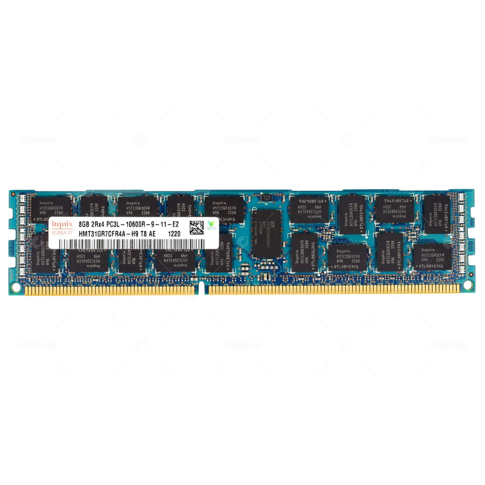 HMT31GR7CFR4A-H9 HYNIX DDR3 8GB 2RX4 PC3L-10600R 1333MHZ RDIMM CAS 9-9-9