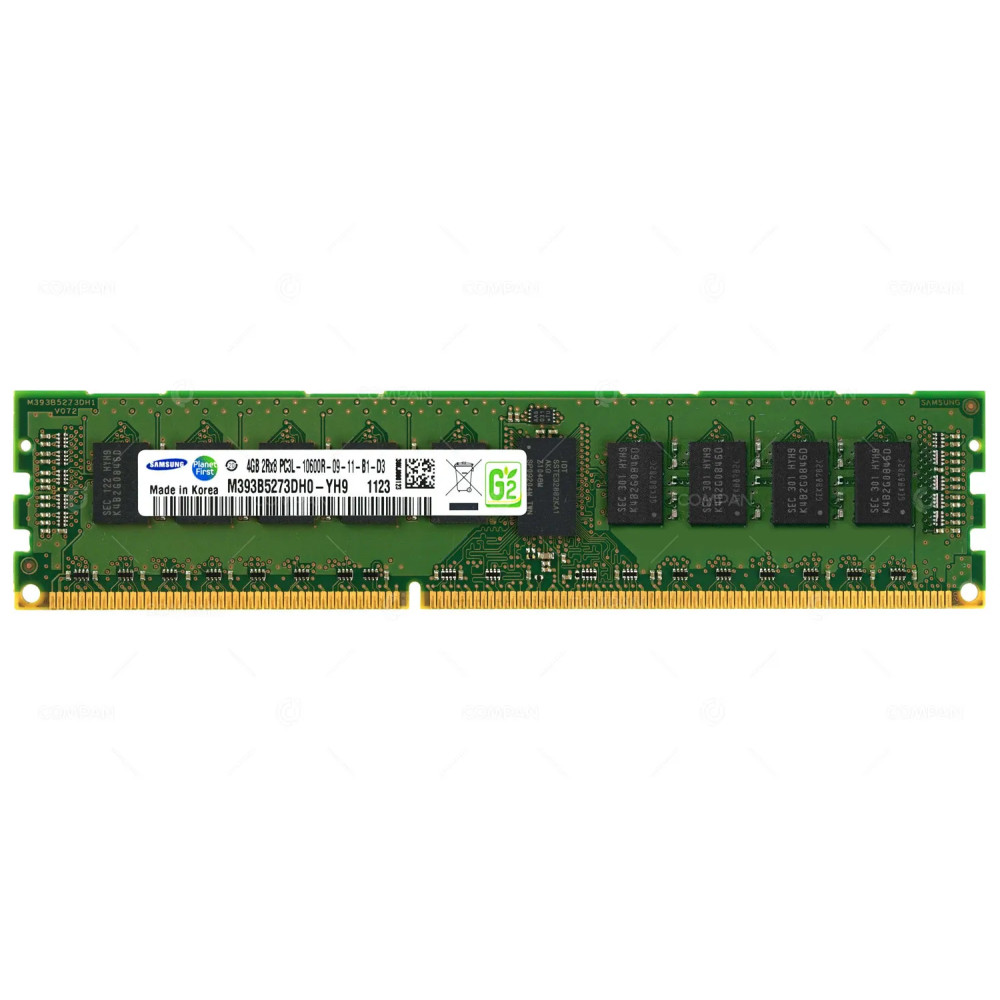 M393B5273DH0-YH9 SAMSUNG MEMORY 4GB 2RX8 PC3L 10600R DDR3 -