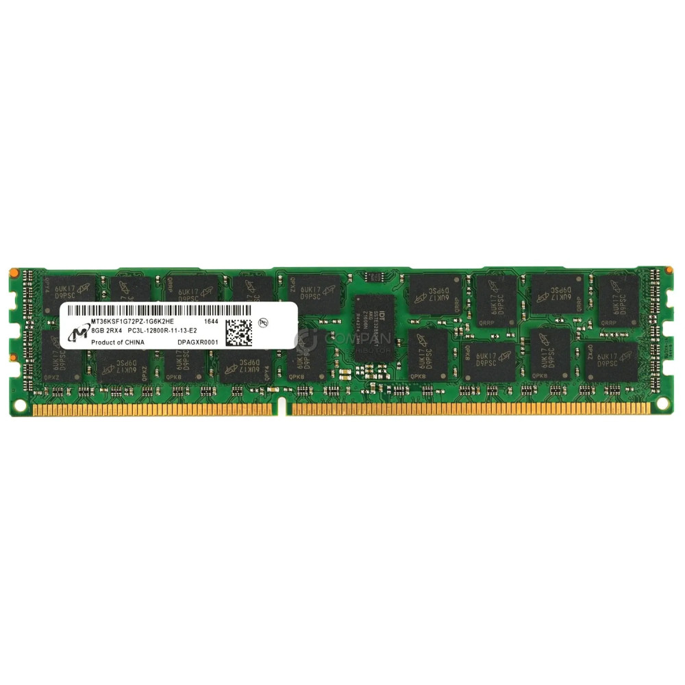 MT36KSF1G72PZ-1G6K2 MICRON MEMORY 8GB 2RX4 PC3L 12800R DDR3 -