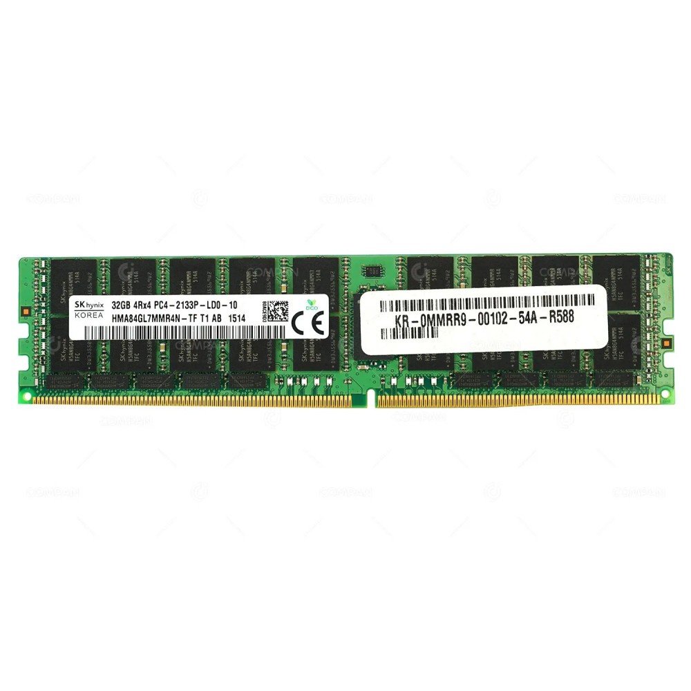 MMRR9 DELL MEMORY 32GB 4DRX4 PC4 2133P DDR4 17000P