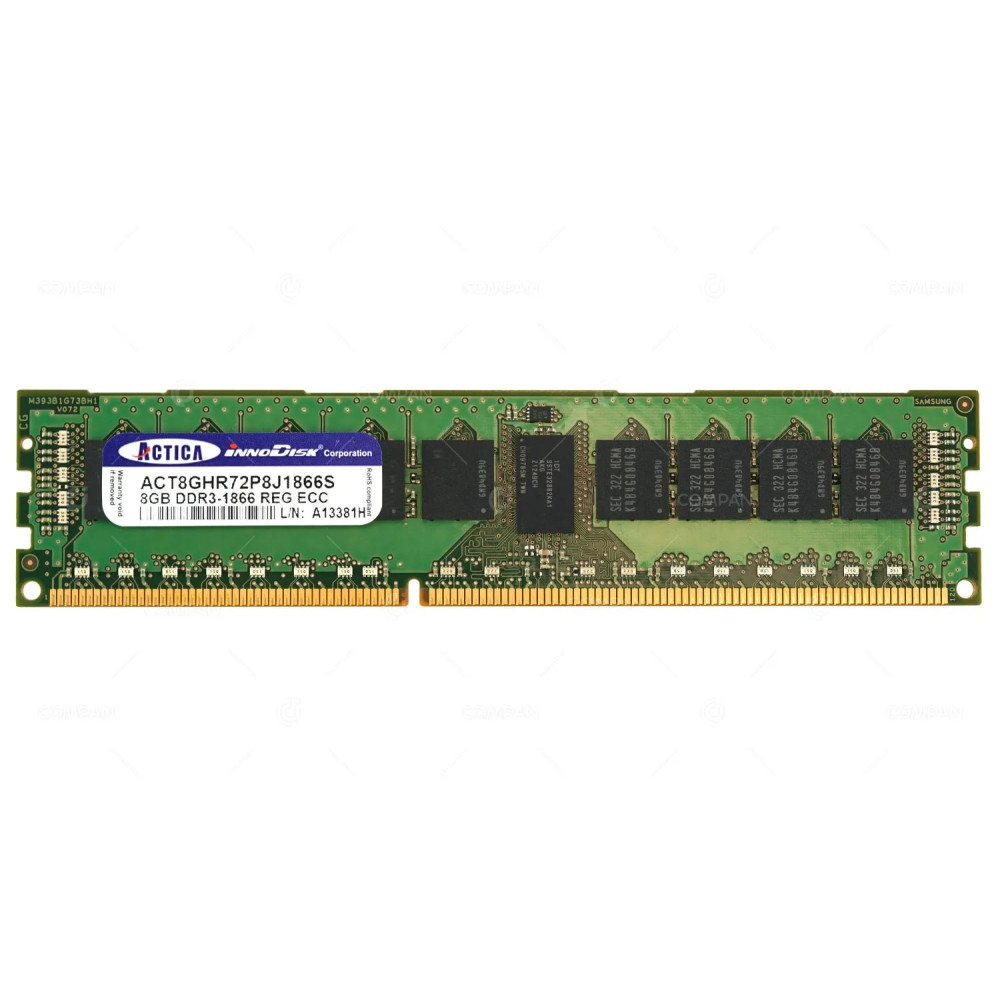 ACT8GHR72P8J1866S ACTICA INNODISK 8GB PC3 1866 MHZ 4GBIT 512MX8 DUAL RANKS ECC RDIMM DDR3 -