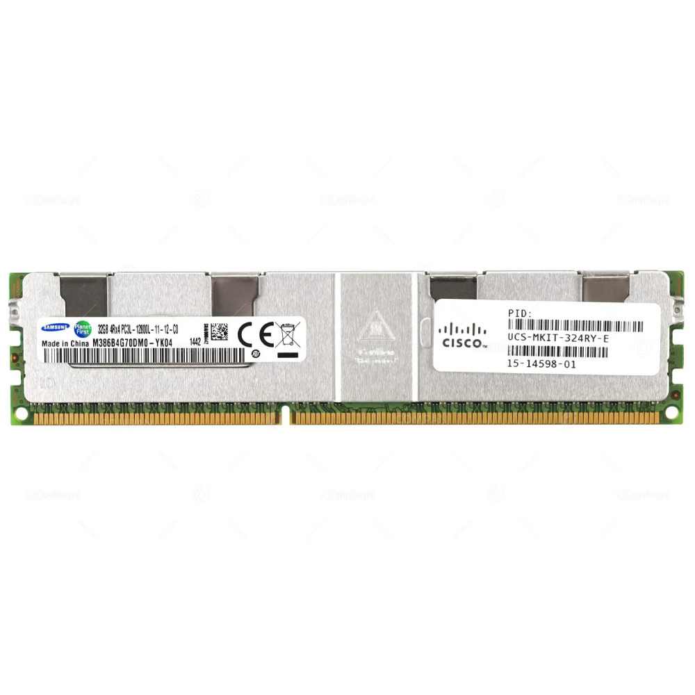 15-14598-01 CISCO MEMORY 32GB 4RX4 PC3L 12800L LRDIMM ECC CL11 240 PIN DDR3
