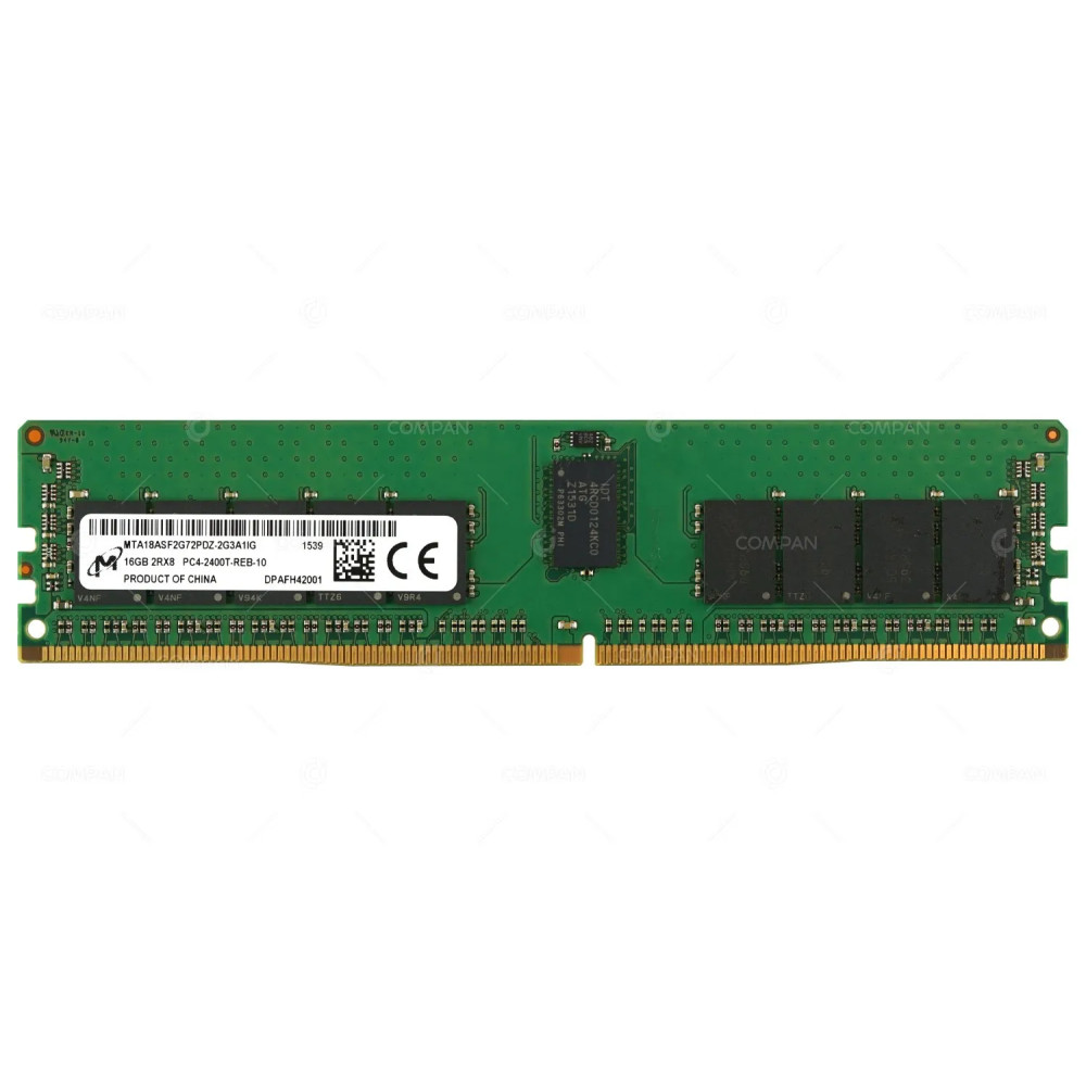 MTA18ASF2G72PDZ-2G3A1 MICRON MEMORY 16GB 2RX8 PC4 2400T SDRAM RDIMM DDR4 19200T