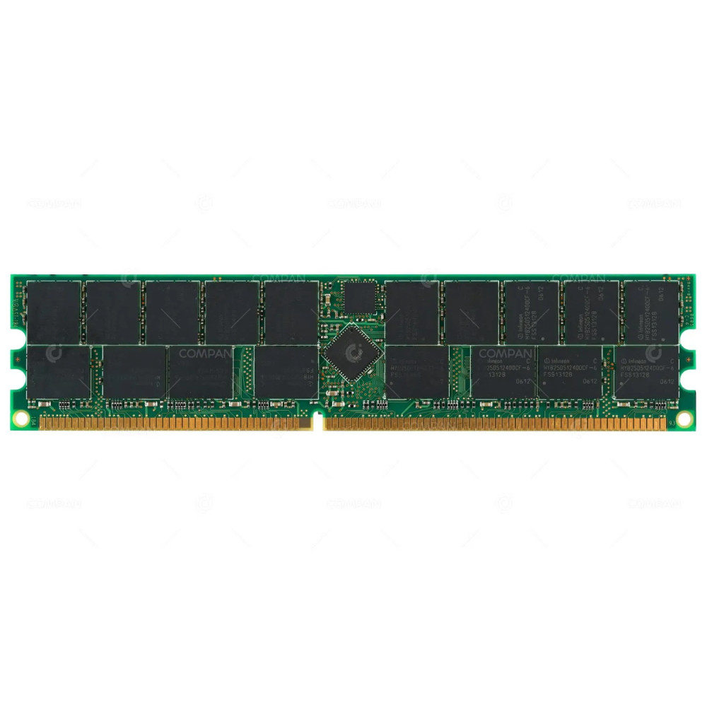 HYS72D256320HBR-6-C INFINEON MEMORY 2GB PC2700R 184-PIN DDR SDRAM 333 CL2.5 ECC DUAL RANK RDIMM -