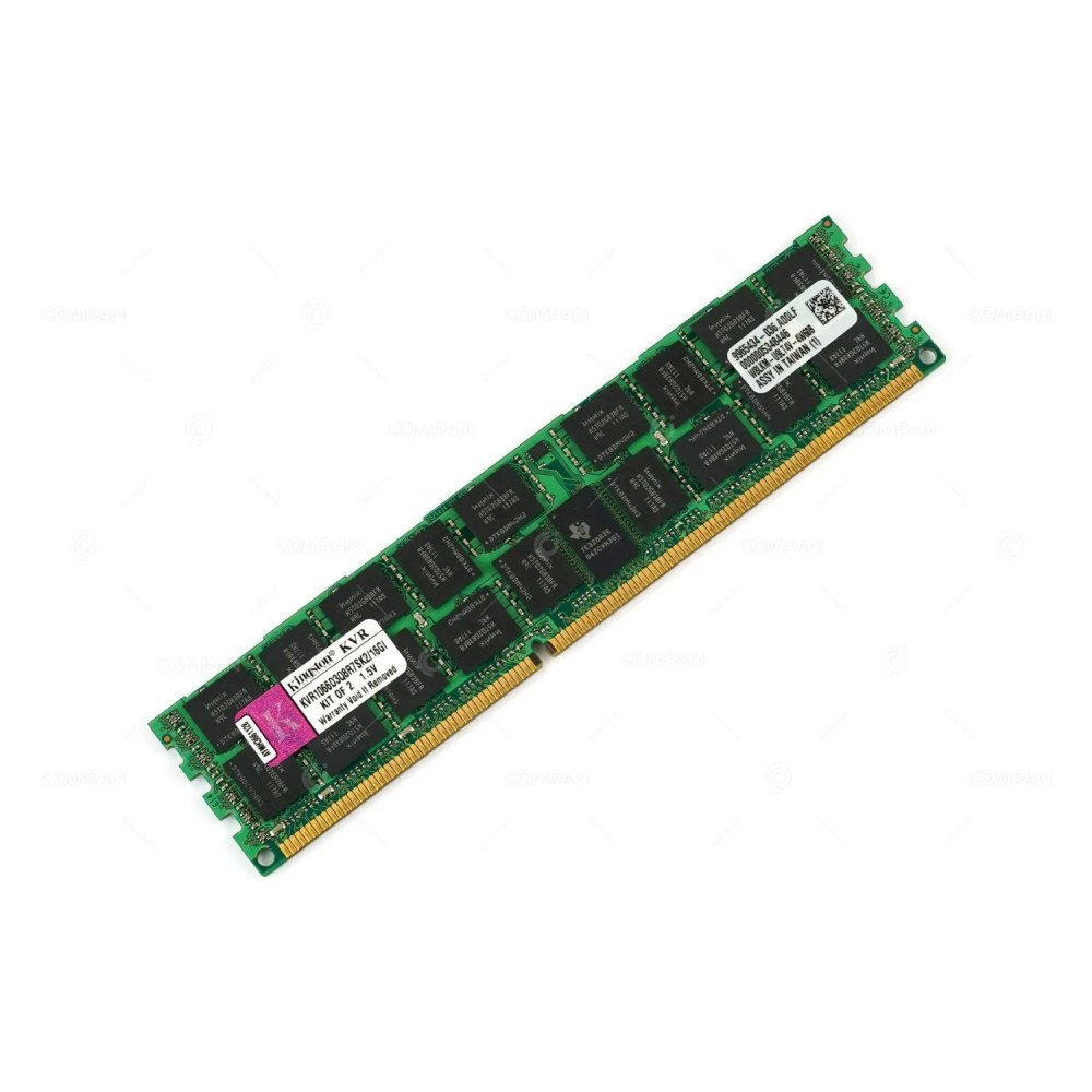KVR1066D3Q8R7SK2-16GI KINGSTON MEMORY 8GB 2RX4 PC3 8500 RDIMM DDR3-1066 CL7 SDRAM DDR3 KVR1066D3Q8R7SK2/16GI, 9965434-036.A00LF