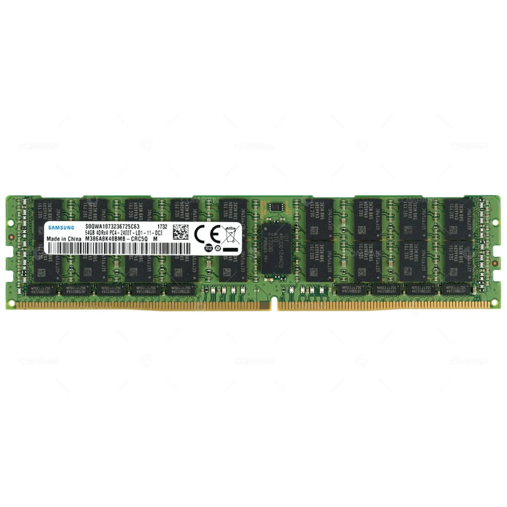 M386A8K40BMB-CRC SAMSUNG MEMORY 64GB 4DRX4 PC4 2400T ECC LOAD REDUCED LRDIMM DDR4 19200T -