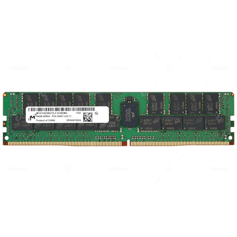 MTA72ASS8G72LZ-2G3B2 MICRON MEMORY 64GB 4RX4 PC4 2400T DDR4 19200T -