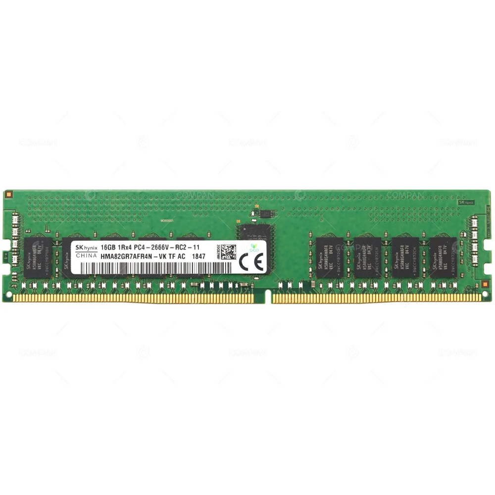 864707-591 HP DDR4 16GB 1RX4 PC4-21333 2666MHZ RDIMM CAS 19-19-19