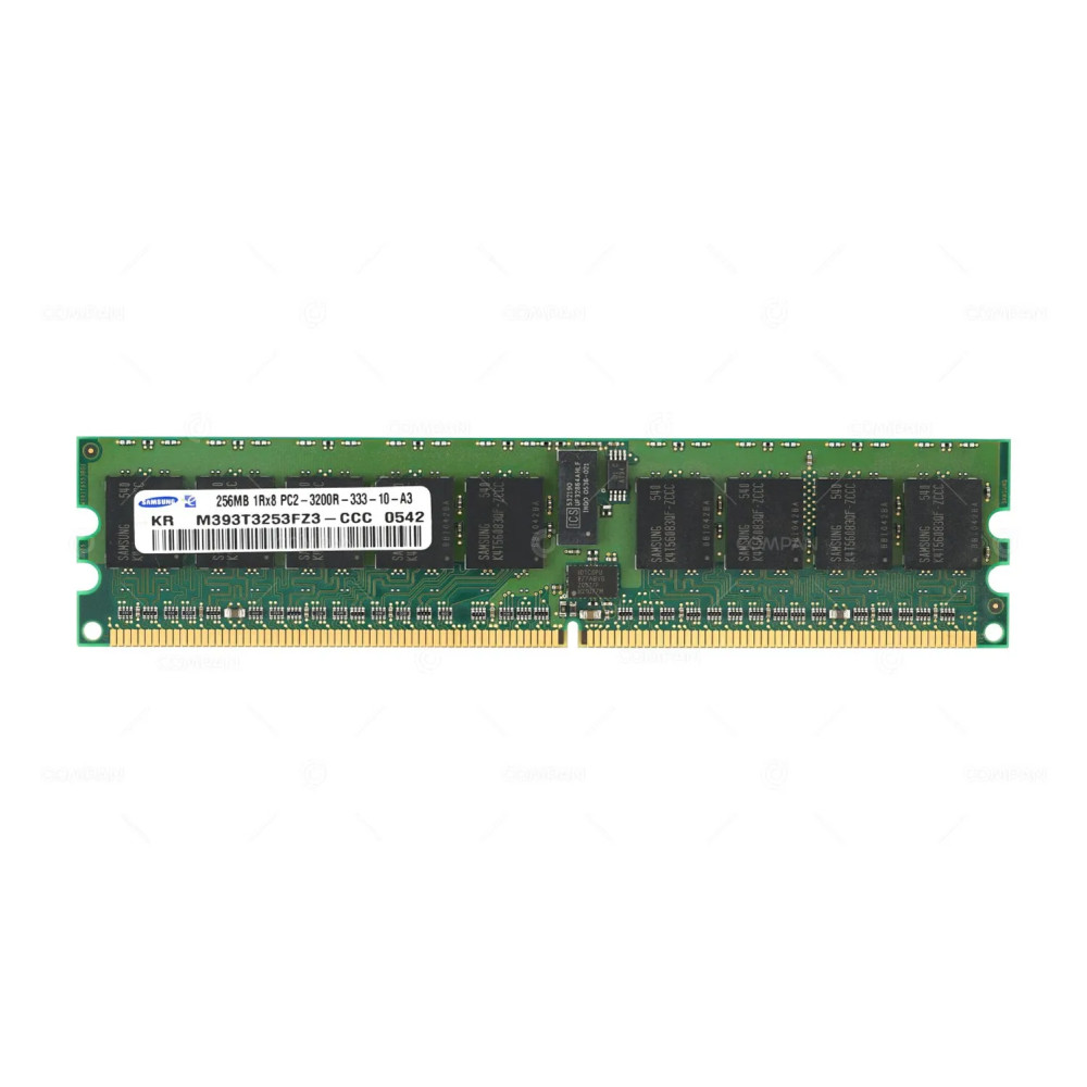 M393T3253FZ3-CCC SAMSUNG DDR2 256MB 1RX8 PC2 3200R 400MHZ 240 PIN CL3 ECC RDIMM