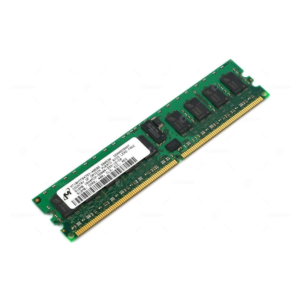 MT18HTF6472Y-40EB2 MICRON MEMORY 512MB 1RX4 PC2 3200R 400MHZ CL3 ECC RDIMM DDR2 -