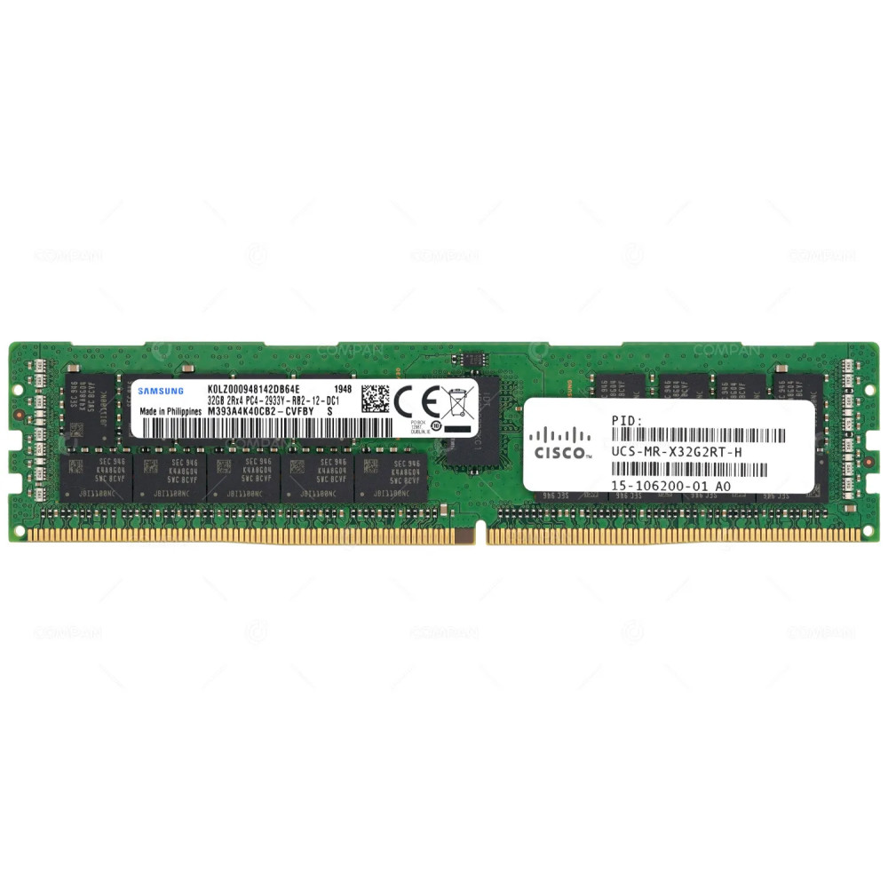 15-106200-01  CISCO MEMORY 32GB 2RX4 PC4 2933Y ECC RDIMM DDR4 23400Y
